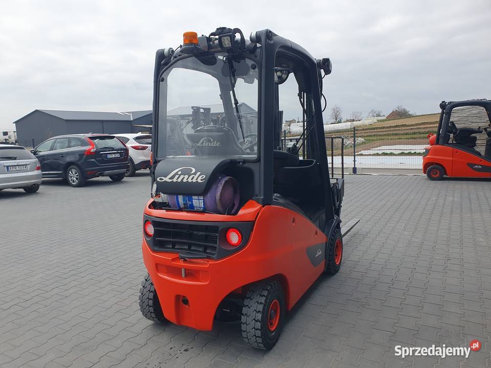 Wózek widłowy LINDE H16T 2021r 2500mtg Triplex gaz Proszowice