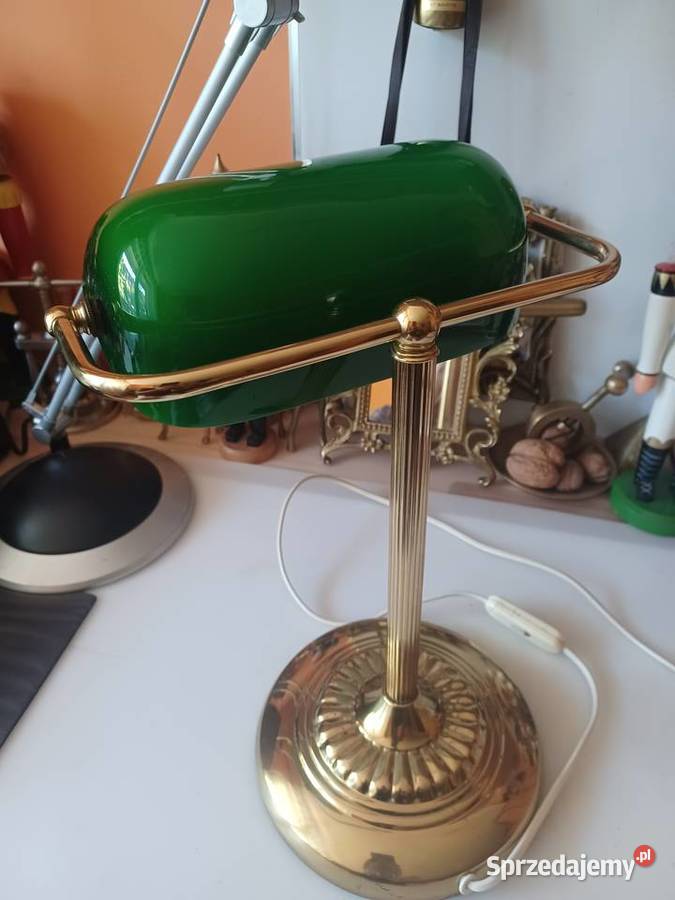 Bankierka lampa stołowa