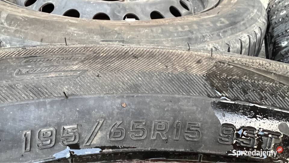 Opony zimowe 1956515 z felgami stalowymi 5x108 podkarpackie sprzedam