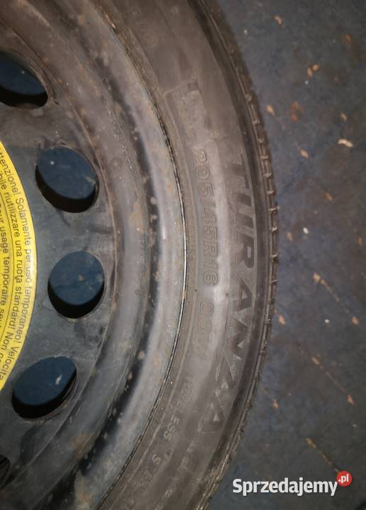 Koło zapasowe VW SEAT 5x100 r16 Jaworzno