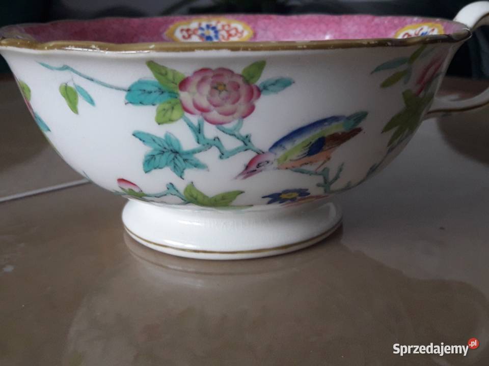 Antyczna filiżanka z porcelany skaleniowej M B Janów Lubelski sprzedam