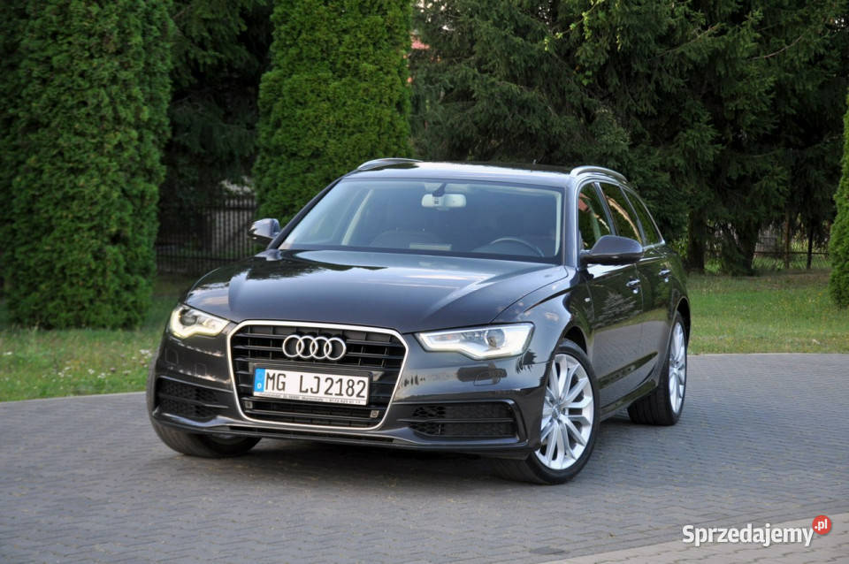 Audi A6 20TDI177133SLineBiXenonLedNaviKlimaI Rok produkcji 2013 A6 Ostrów Mazowiecka
