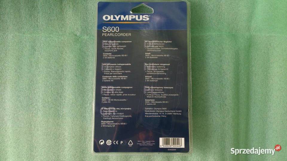 Dyktafon Olympus Pearlcorder S600 Zielona Góra
