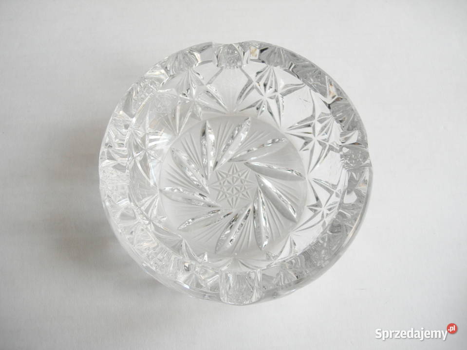 kryształowa popielniczka vintage PRL sprzedam