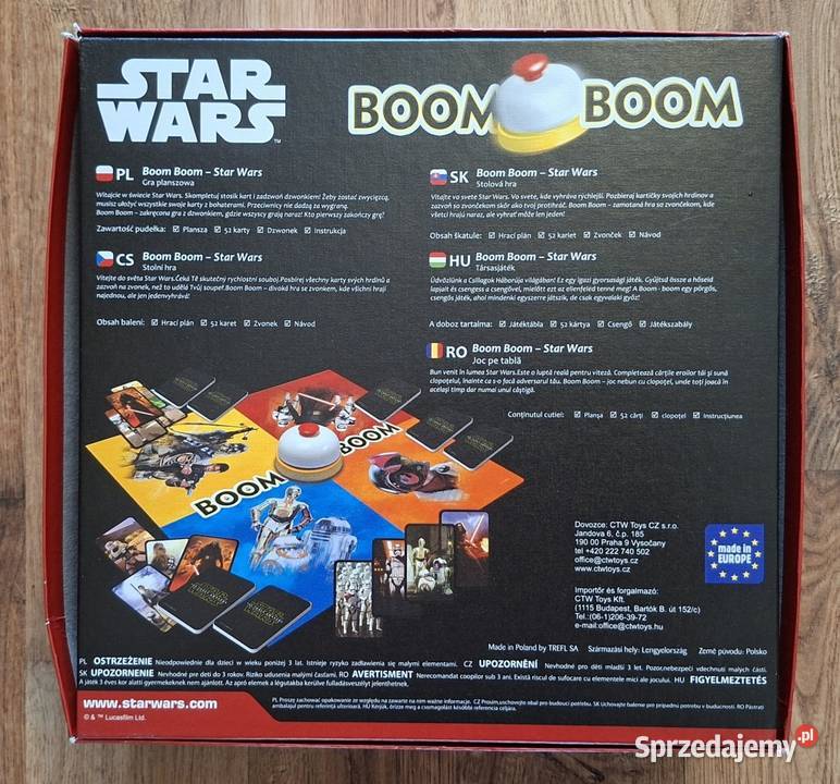 Star Wars Boom Boom Przebudzenie Mocy gra Wiek od 6
