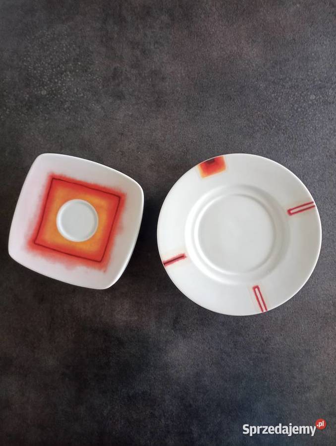 Komplet talerzy deserowych Akcent porcelana Ostrowiec Świętokrzyski