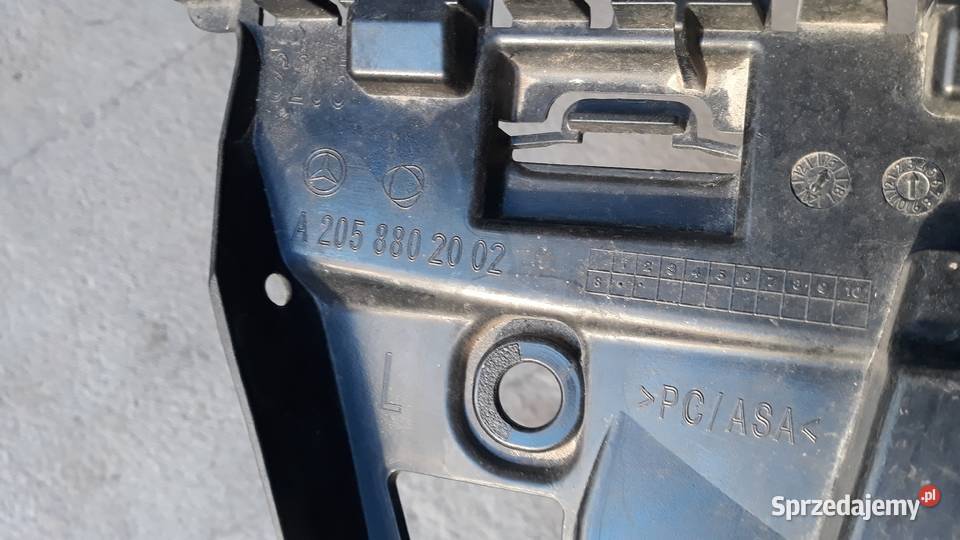 MERCEDES CKLASA W205 ŚLIZG ZDERZAKA LEWY TYŁ wielkopolskie Zatom Stary