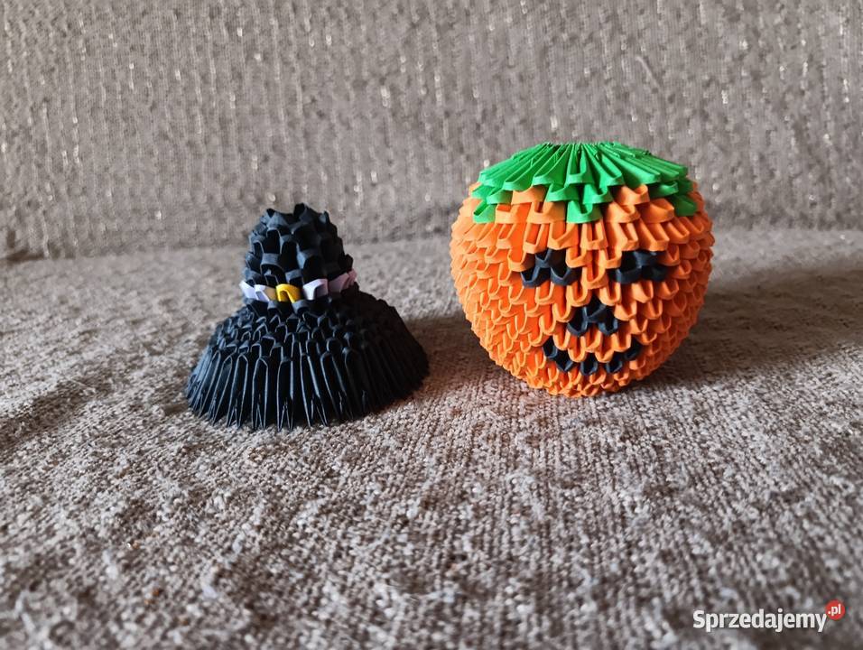 Dynia Halloween Origami Modułowe 3D