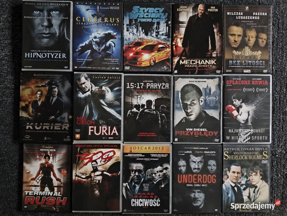 Filmy DVD kolekcja tanio płyty Warszawa