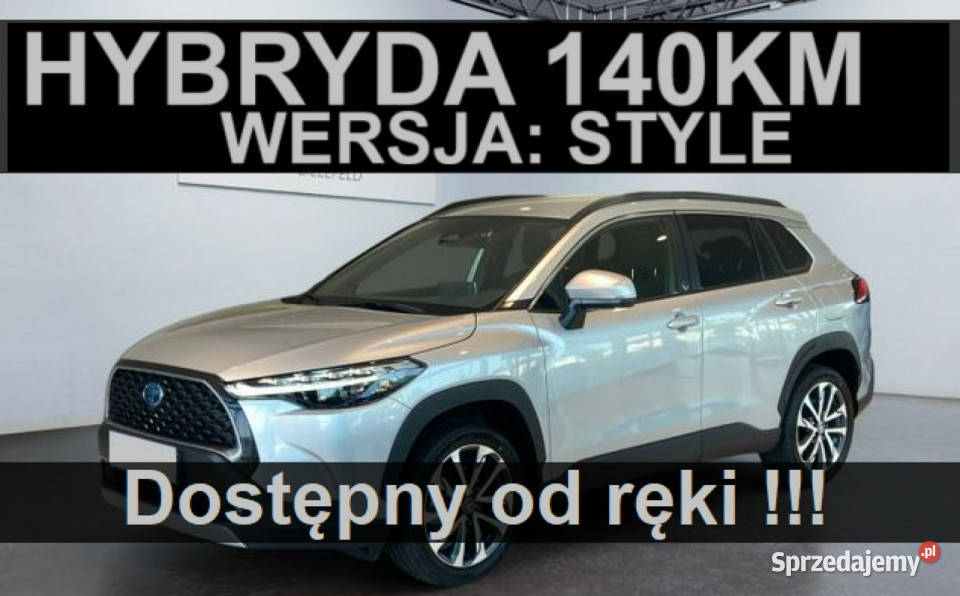 Toyota Corolla Cross 140 Hybryda Style Kamera Szczecinek