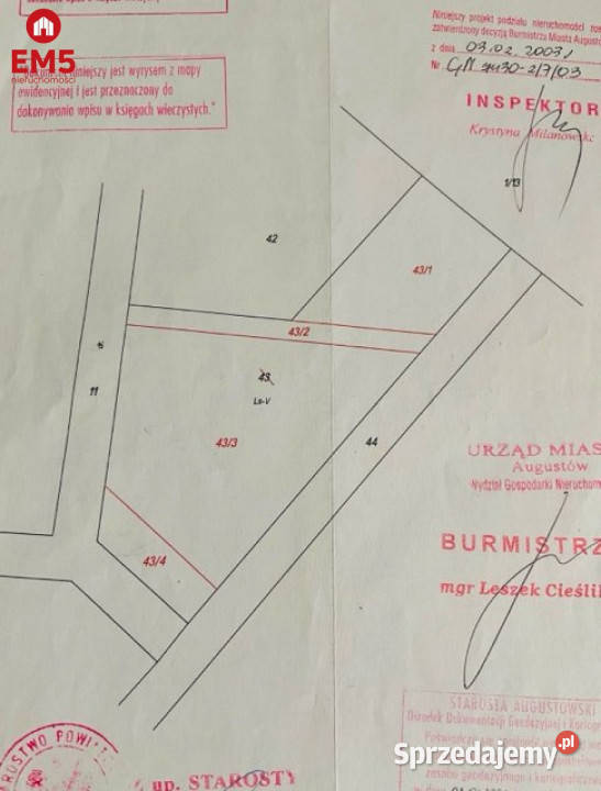 Grunt Augustów 1676m2