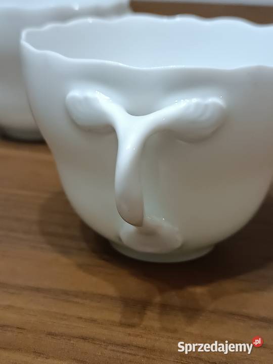 Biała porcelana filiżanki Porcelana i szkło Gorlice