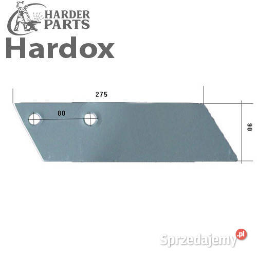 Dłuto 100hektarów HARDOX 94611L części do pługa