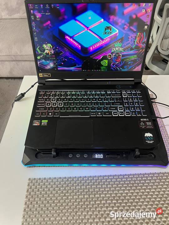 Laptop acer nitro 5 an1545 rtx3080 ryzen 75800h sprzedam
