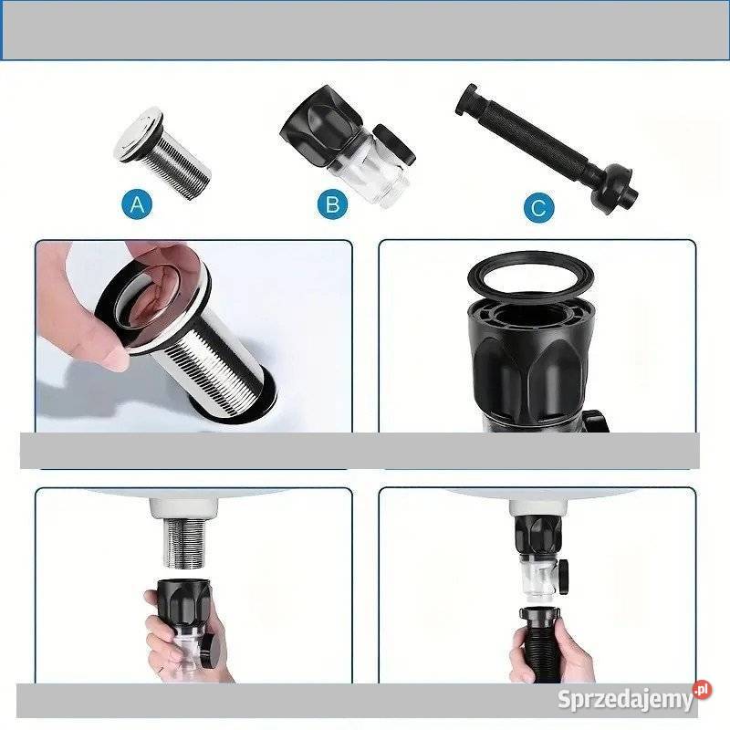 Syfon do umywalki zlewu uniwersalny