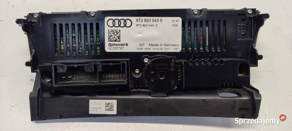 AUDI A4 B8 A5 PANEL KLIMATYZACJI ANGLIK Panele sterowania, przełączniki