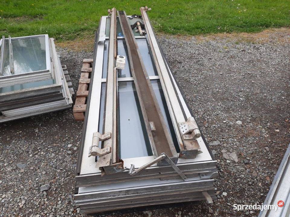 Brama warsztatowa przemyslowa przeszklona Krzczonów-Wójtowstwo