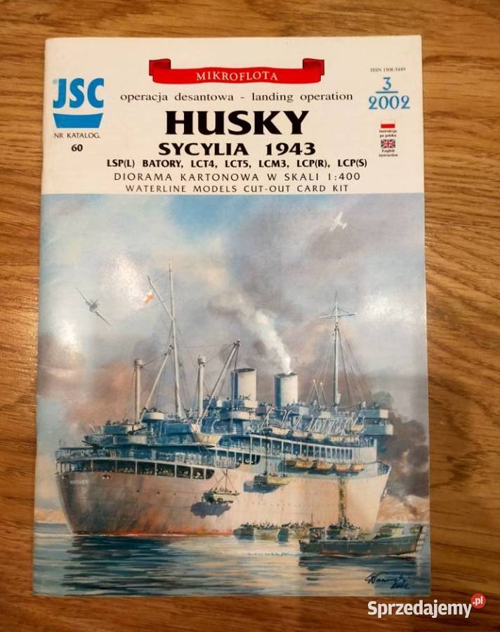 Model kartonowy JSC Sycylia 1943 Husky 1400 Kolekcje