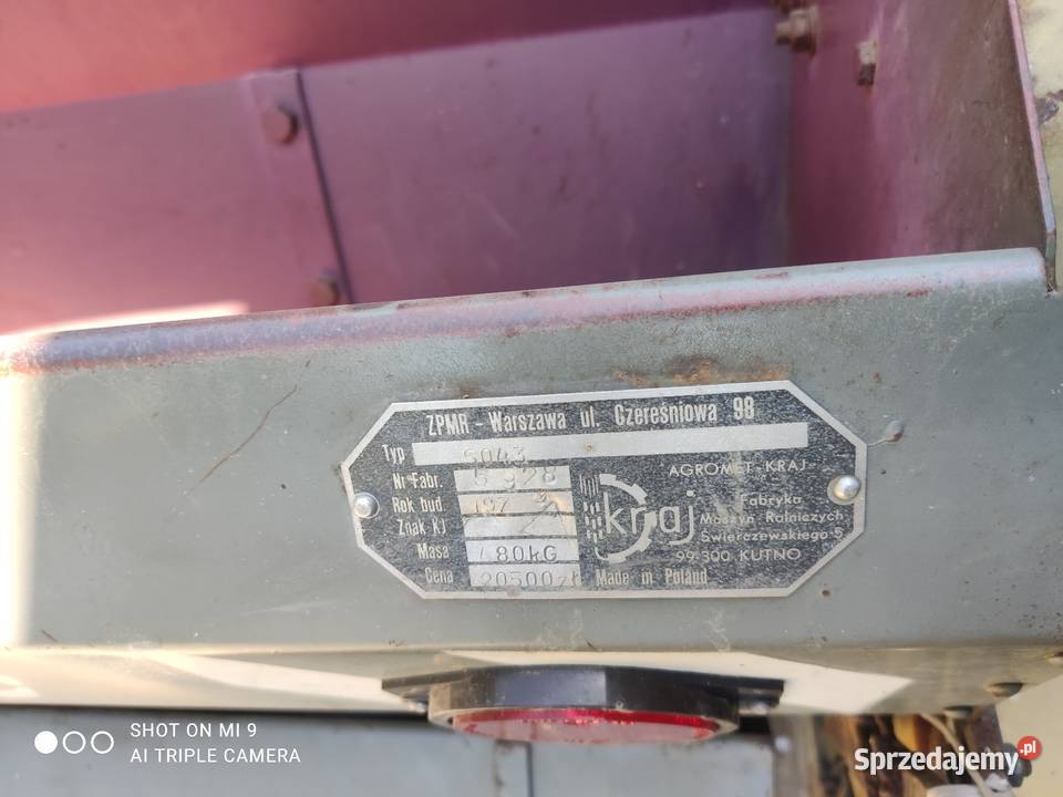 Siewnik zbożowy 27m poznaniak