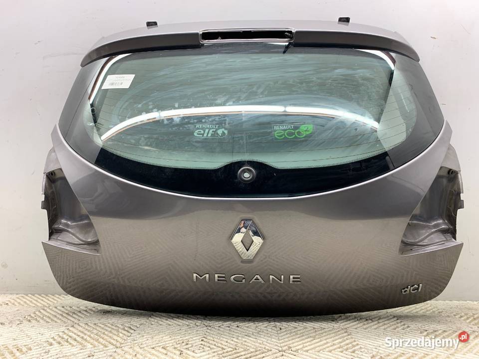 KLAPA TYŁ RENAULT MEGANE III Hatchback GRIS