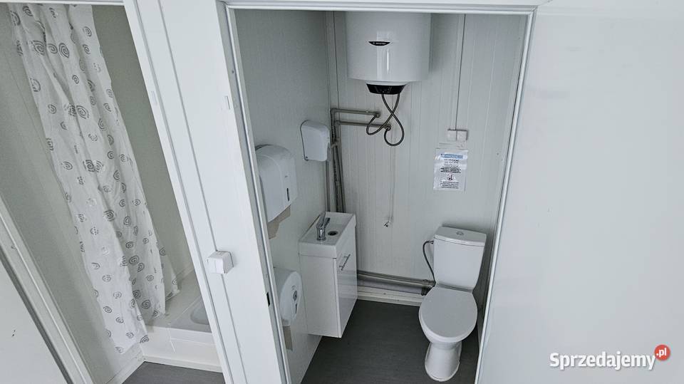 Pawilon Kontener SocjalnoBiurowy z toaletą i Nowe