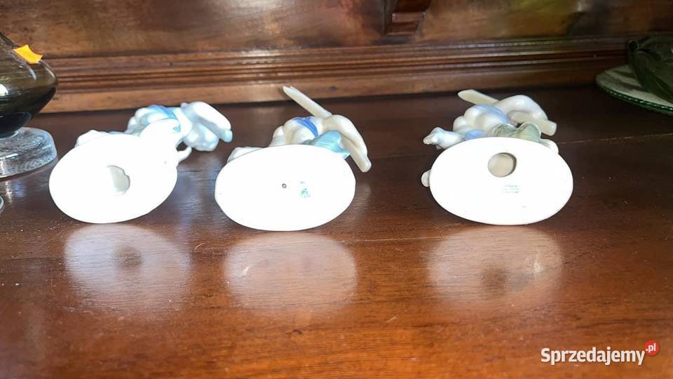 Zima Figurki Pory Roku IlmenauPorzellanfabrik Gdańsk