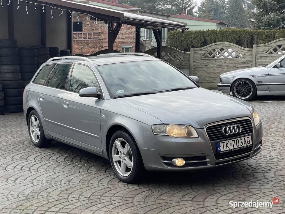 Audi A4 B7 Avant Benzyna 16 MPI 102 2008 elektryczne lusterka śląskie Będzin sprzedam