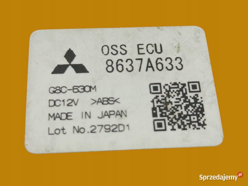 MODUŁ 8637A633 Mitsubishi ASX I 2010 osobowe Motoryzacja