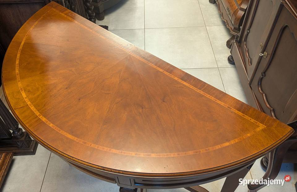 Piękna włoska konsola orzechowasklep Dąbrowa Dąbrowa Górnicza