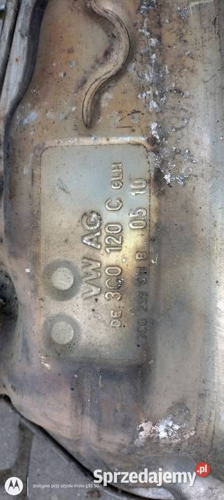 3C0 120 C tłumik końcowy środkowy VW Passat CC