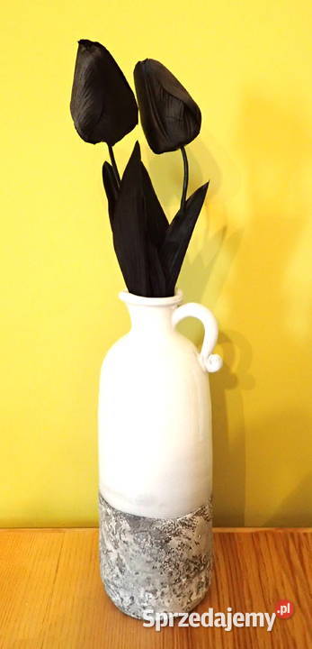 Tulipan czarny sztuczny Długi okazały 52 czarny Siewierz sprzedam