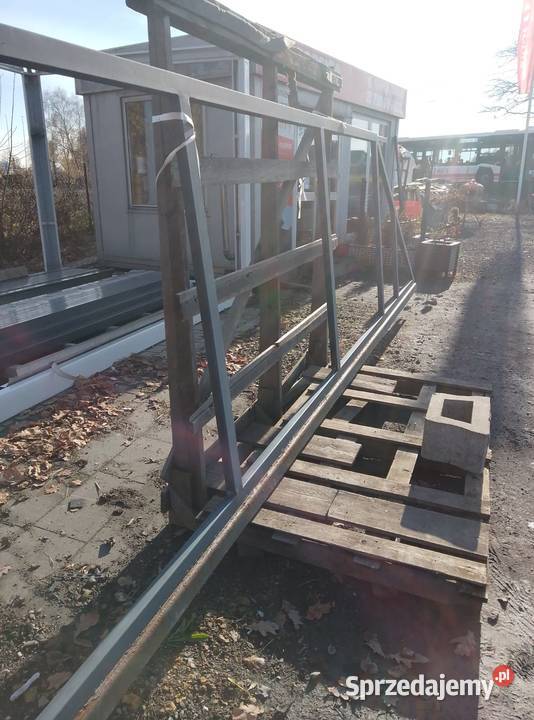 Rama bramy przesuwnej z demontażu Jastrzębie-Zdrój