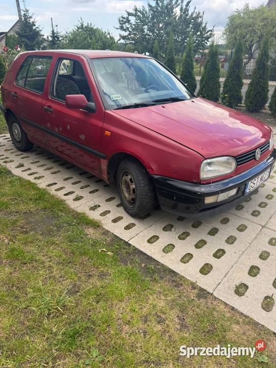 Golf 3 Zarejestrowany w Polsce Tczew sprzedam