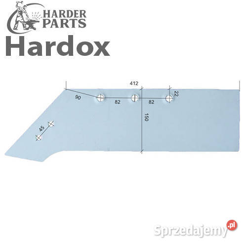 Lemiesz 300ha HARDOX do pługa UNIA grudziądz TUR Suwałki