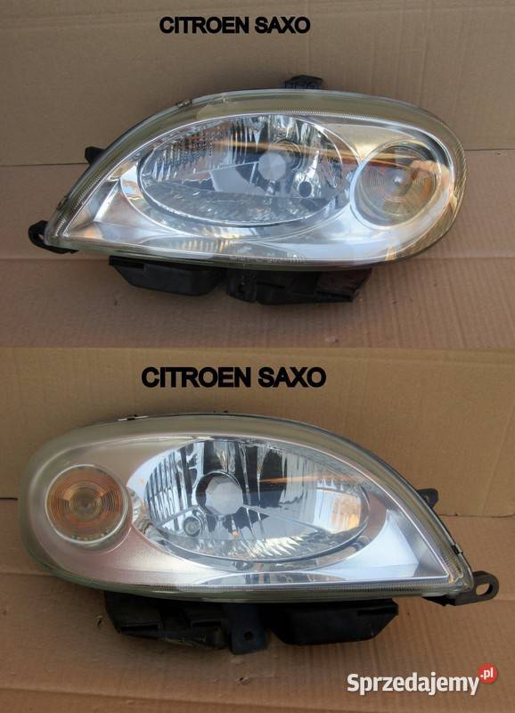 LAMPA PRZEDNIA LEWAPRAWA CITROEN SAXO 1999r łódzkie Mysłaków