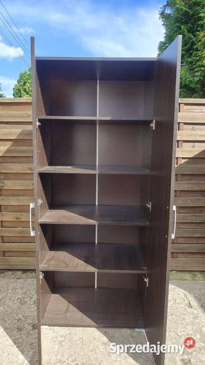 Szafa 2drzwiowa wenge z półkami biurowa mazowieckie