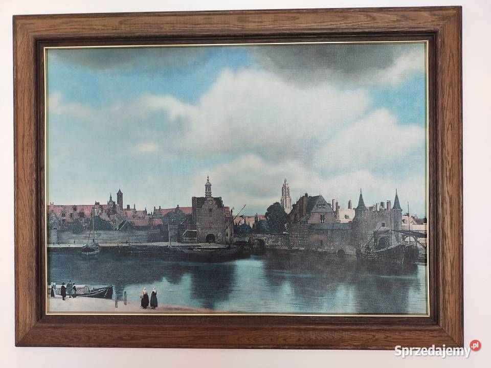 Obrazy w ramach drewnianych Porcelana i szkło Bydgoszcz
