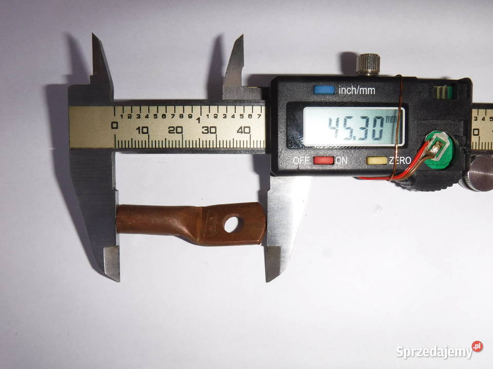 Końcówka kablowa rurowa miedź 45 mm M7 Części i akcesoria Otwock