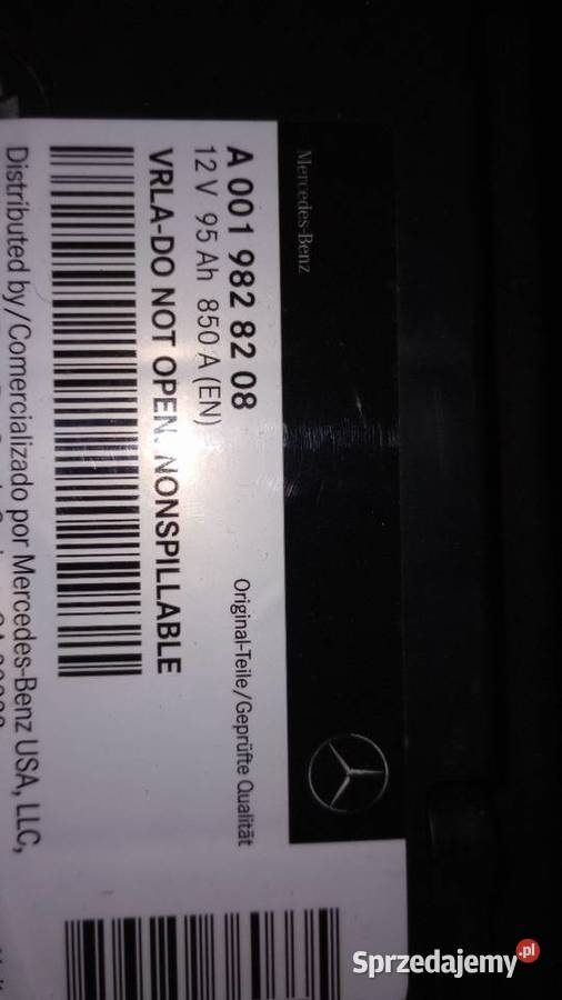 Akumulator AGM 95Ah Mercedes podkarpackie