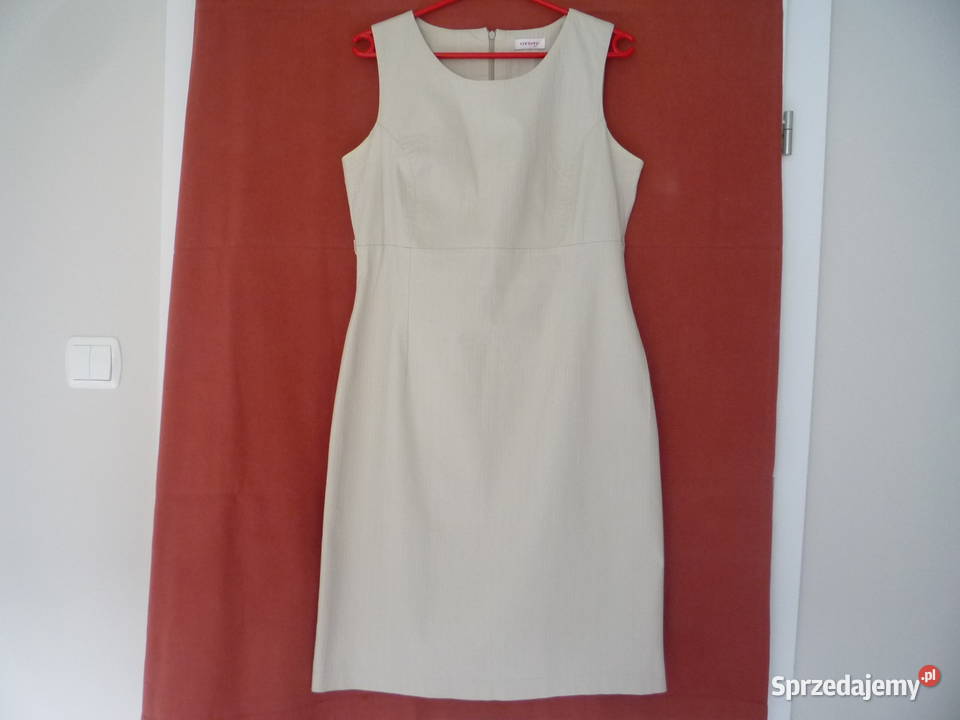 Orsay 36S 38M Sukienka Beżowa prosta Szczecin