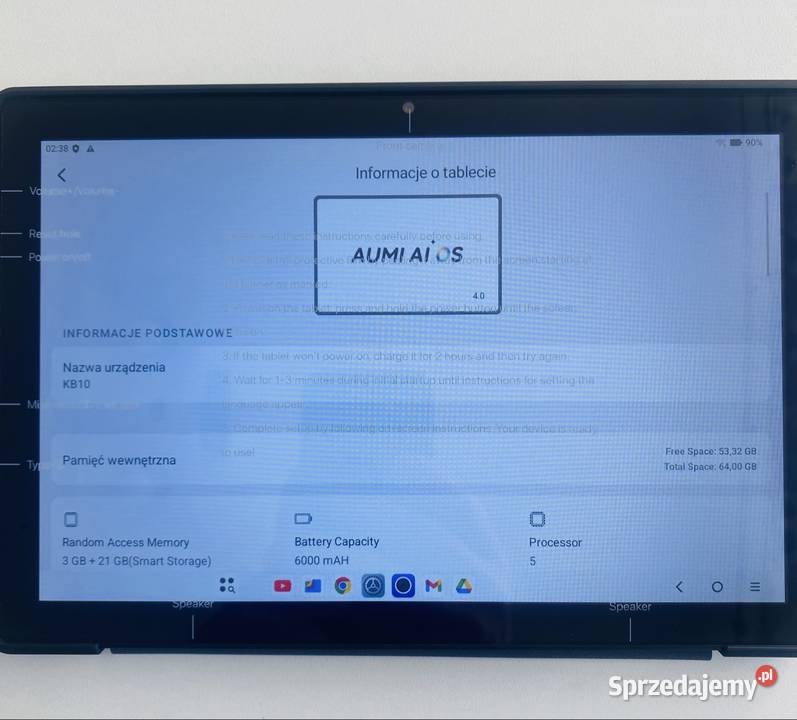 Tablet 10 Android 16 zestaw Kraków