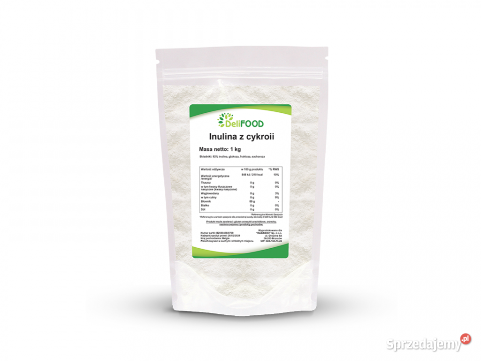 Inulina z cykorii 1000G Brzozów