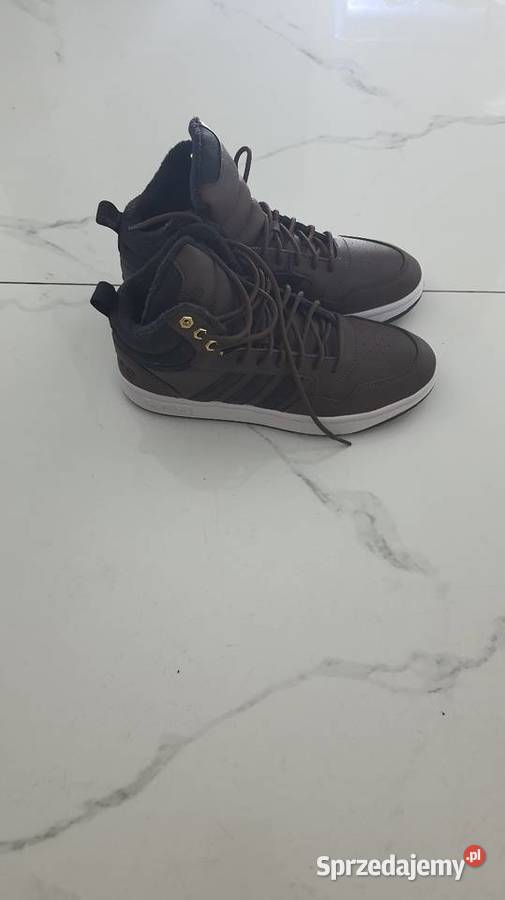 Adidas Hoops 30 Mid WTR Rozmiar 42 23 Stylowe i brązowy/beżowy Suwałki