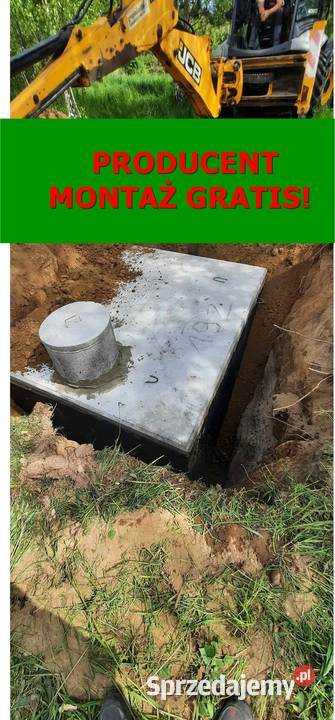 Szambo betonowe duże zbiornik 12000 litrów kujawsko-pomorskie Koszanowo sprzedam
