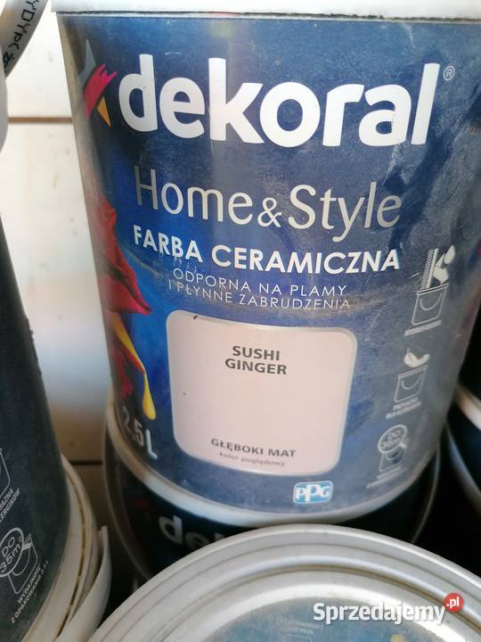 Farba ceramiczna Dekoral 25l Kętrzyn sprzedam
