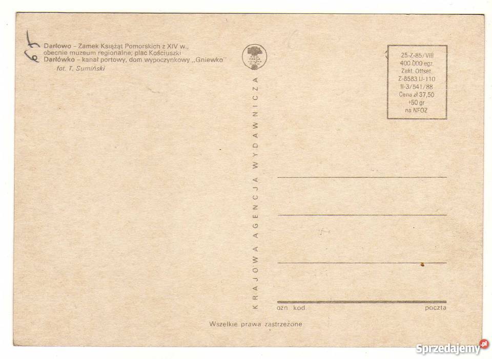 DARŁOWO POCZTÓWKA Krynki