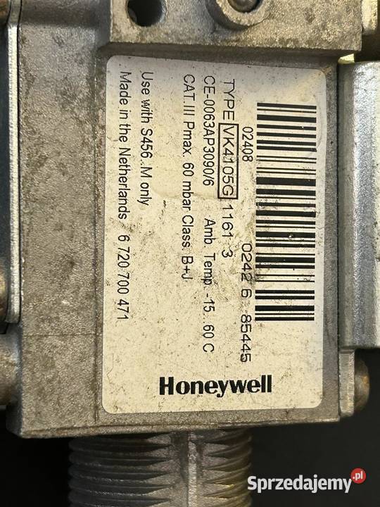 Armatura gazowa II stopnia kotła DTG 230 Grabówka