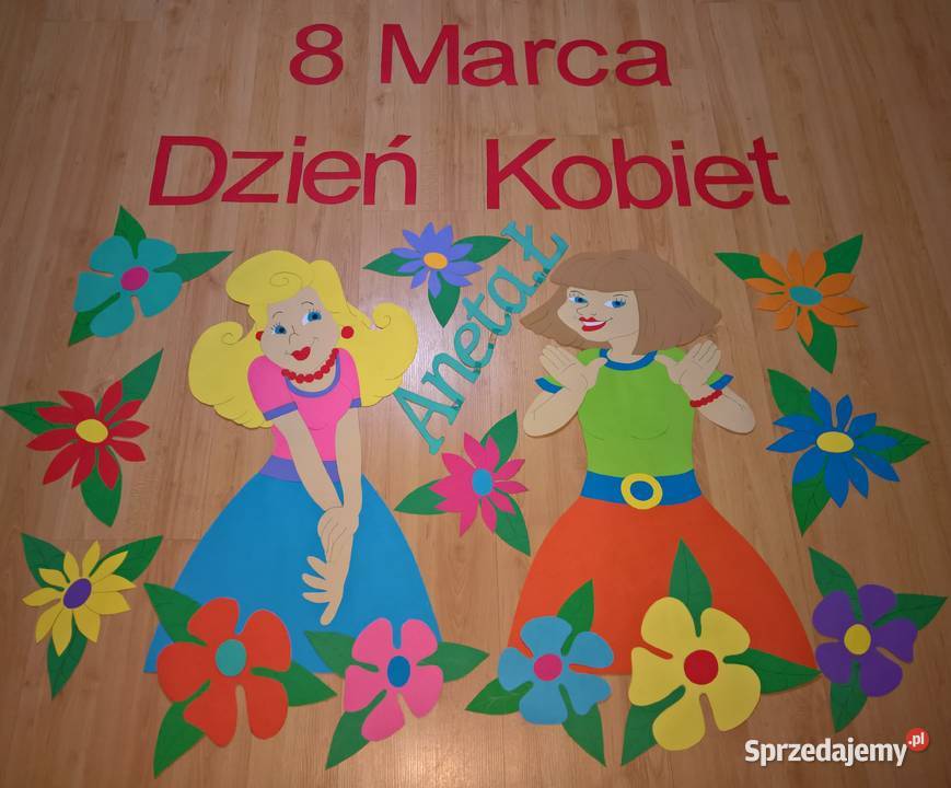 Dekoracje na Dzień Kobiet z brystolu Ryki