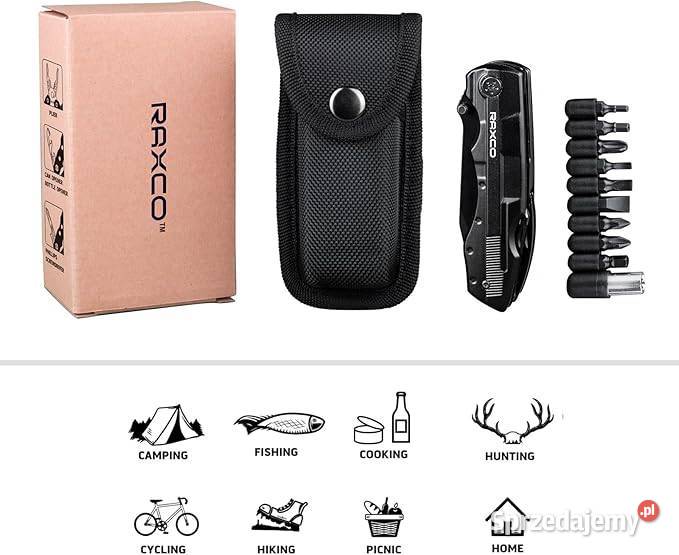 RAXCO Survivalowy Multitool 18w1 Scyzoryk Rzeszów