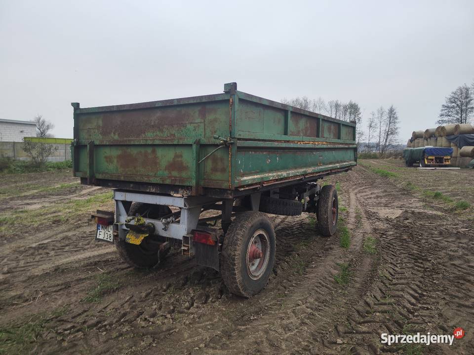 Przyczepa wywrotka 2 strony Hl6011 rolnicza 6 Ifa Gradzanowo Włościańskie